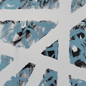 4 Minimalist Acrylic Paintings on Canvas Board